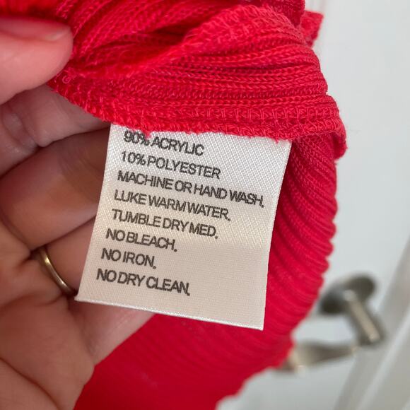 Misook Fuchsia Pink Ribbed Tank Top Vneck Stretchy Basics Layering 1X - Picture 3 of 4